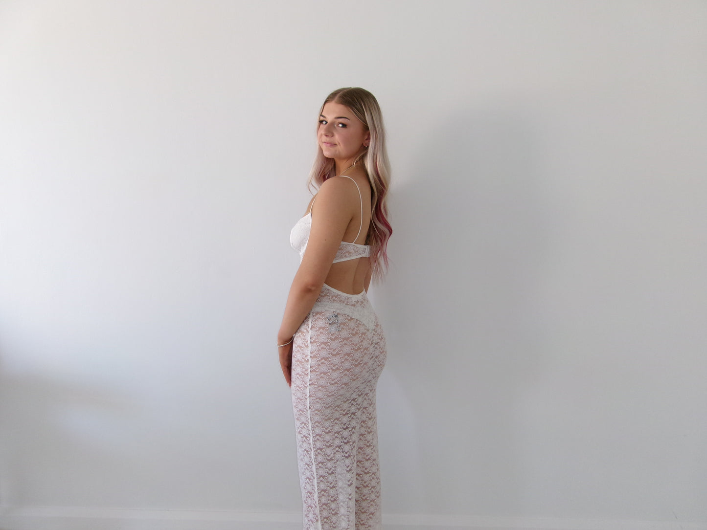 Sheer Lace Maxi